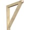 Ekena Millwork Traditional Craftsman Rough Sawn Outlooker, Douglas Fir, 6"W x 44"D x 44"H OUT06X44X44TRA04RDF - alternate 1